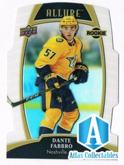 2019-20 UPPER DECK ALLURE WHITE RAINBOW #78 DANTE FABBRO DIE CUT PARALLEL ROOKIE